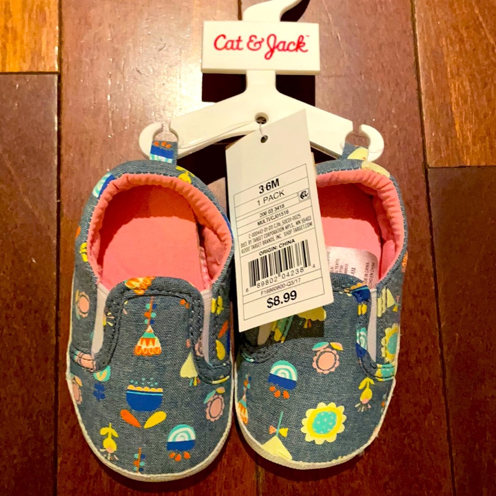Cat & Jack slip-ons! New with tags!
